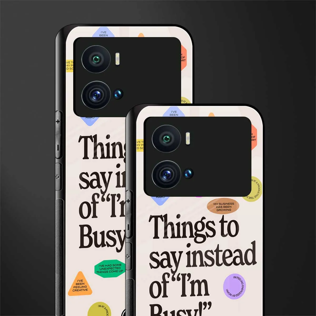 10 Things To Say Phone Case for iQOO 9 Pro | Glass Case