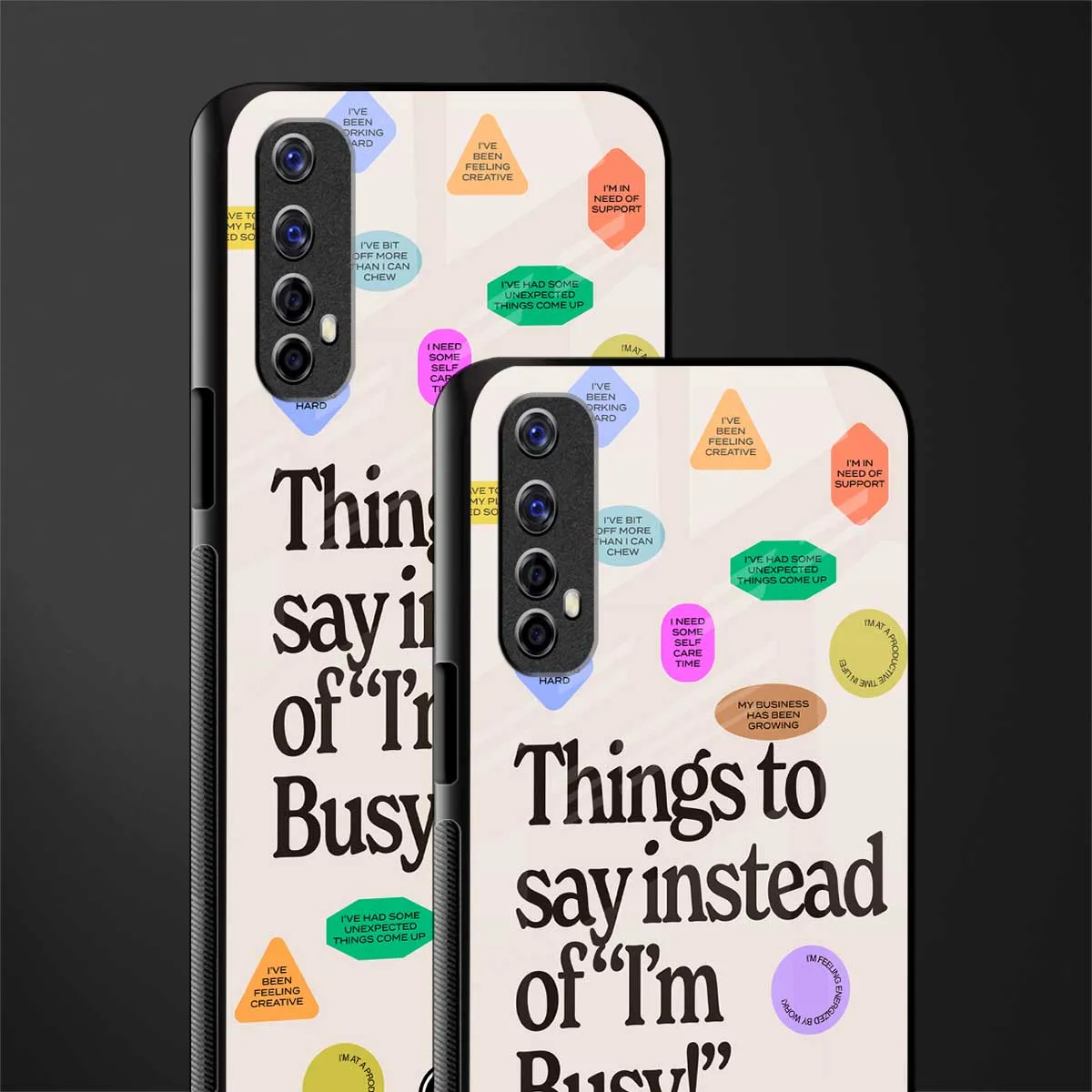 10 Things To Say Phone Case for Realme 7 | Glass Case