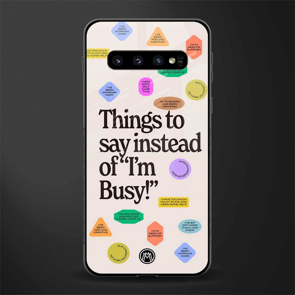 10 Things To Say Phone Case for Samsung Galaxy S10  | Glass Case