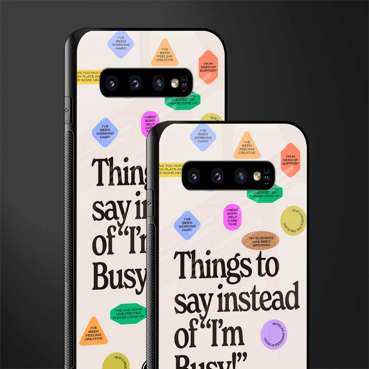 10 Things To Say Phone Case for Samsung Galaxy S10  | Glass Case