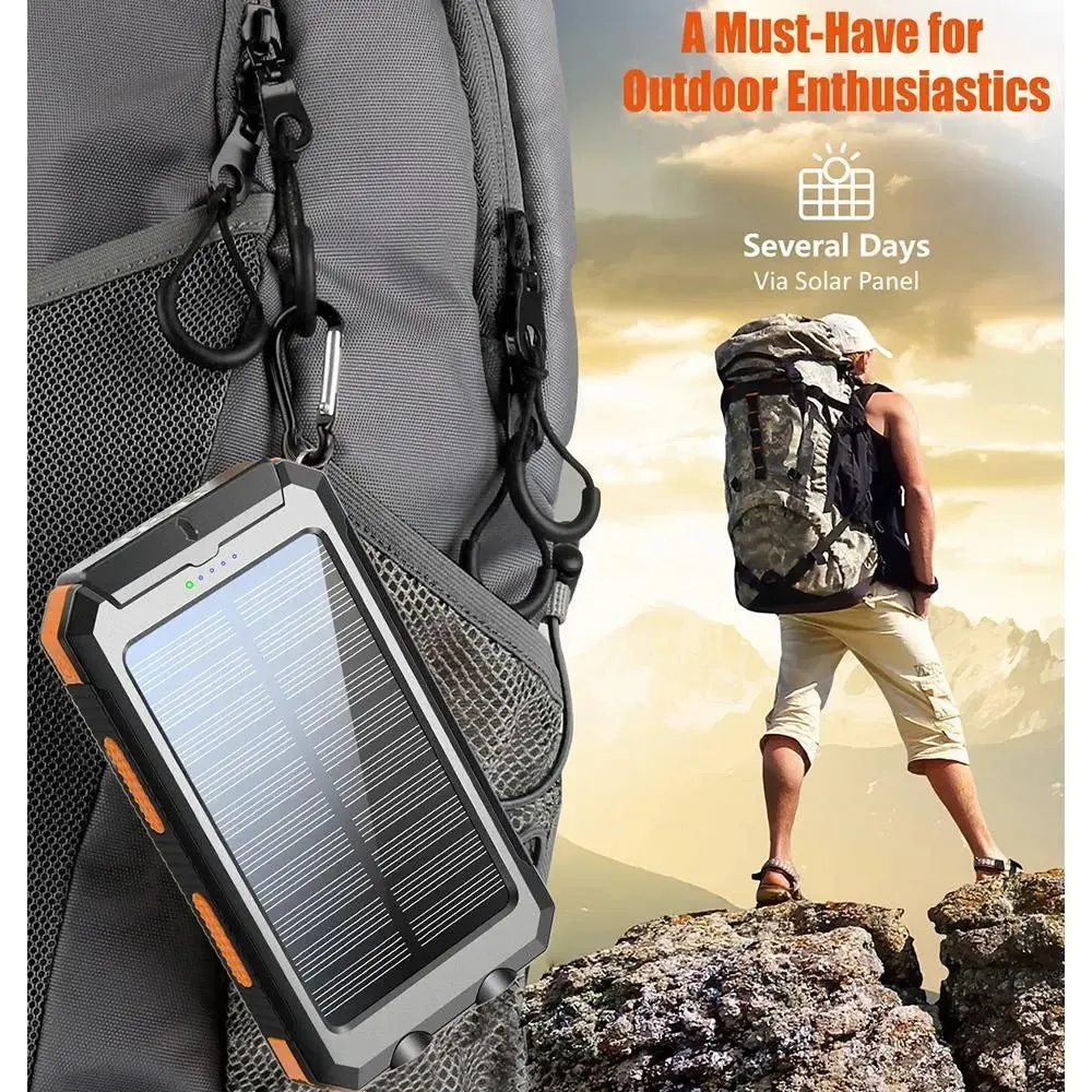 10000 Mah Portable Solar Power Bank