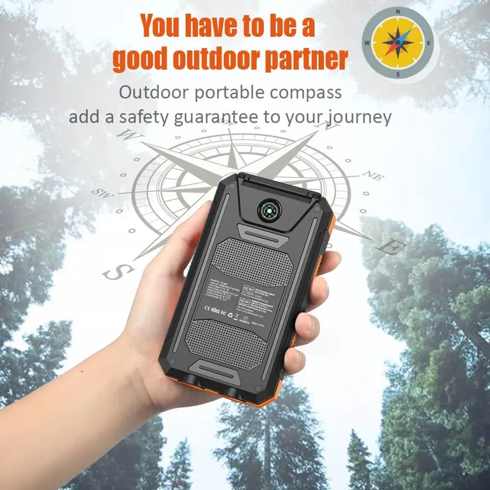 10000 Mah Portable Solar Power Bank