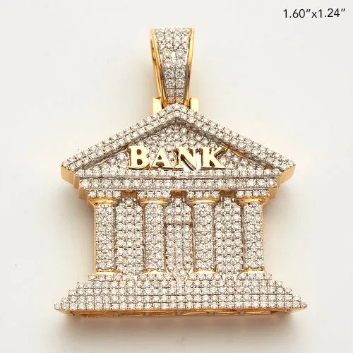 10KY 2.15CTW DIAMOND BANK PENDANT