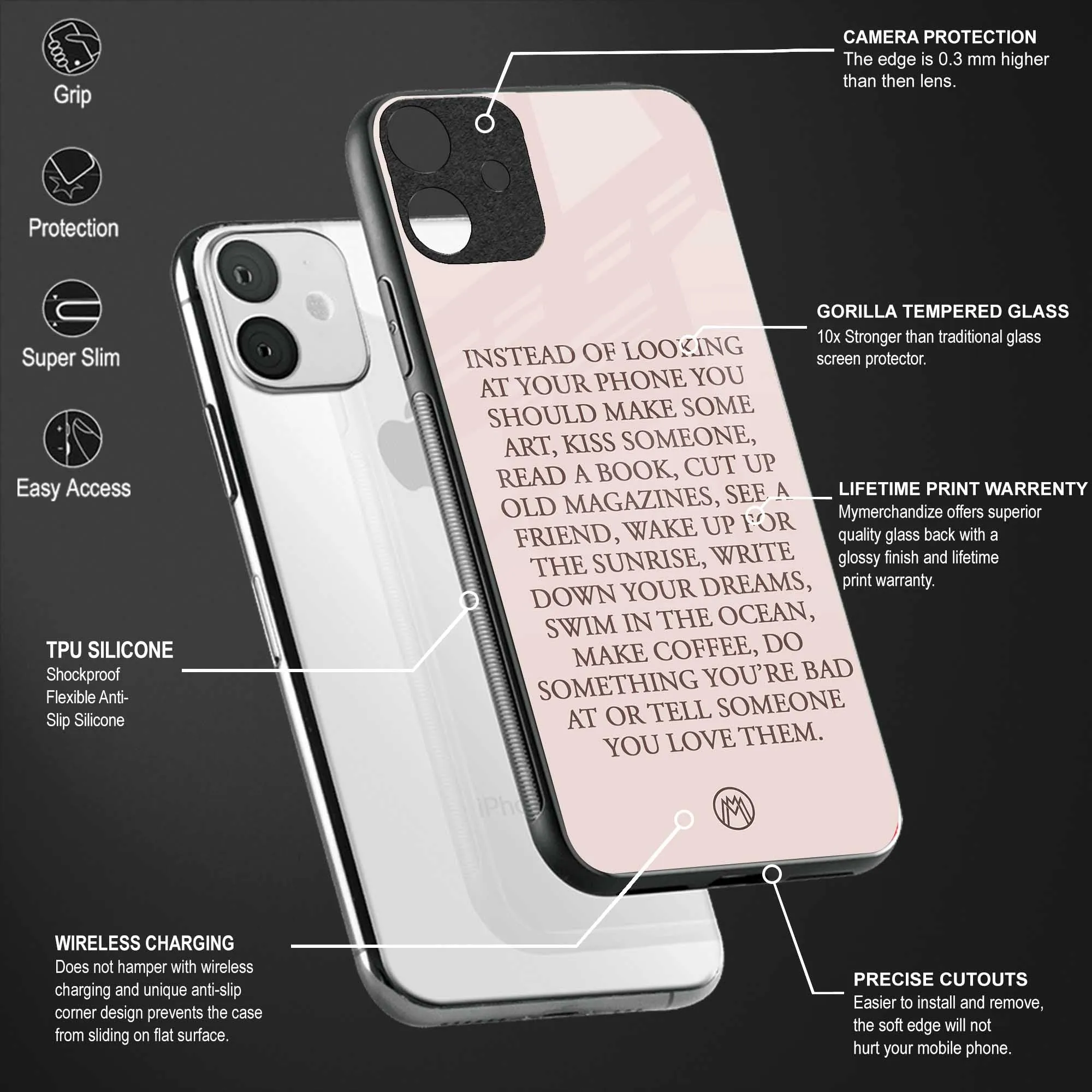 11 Things To Do Phone Case for IPhone 6 Plus | Glass Case