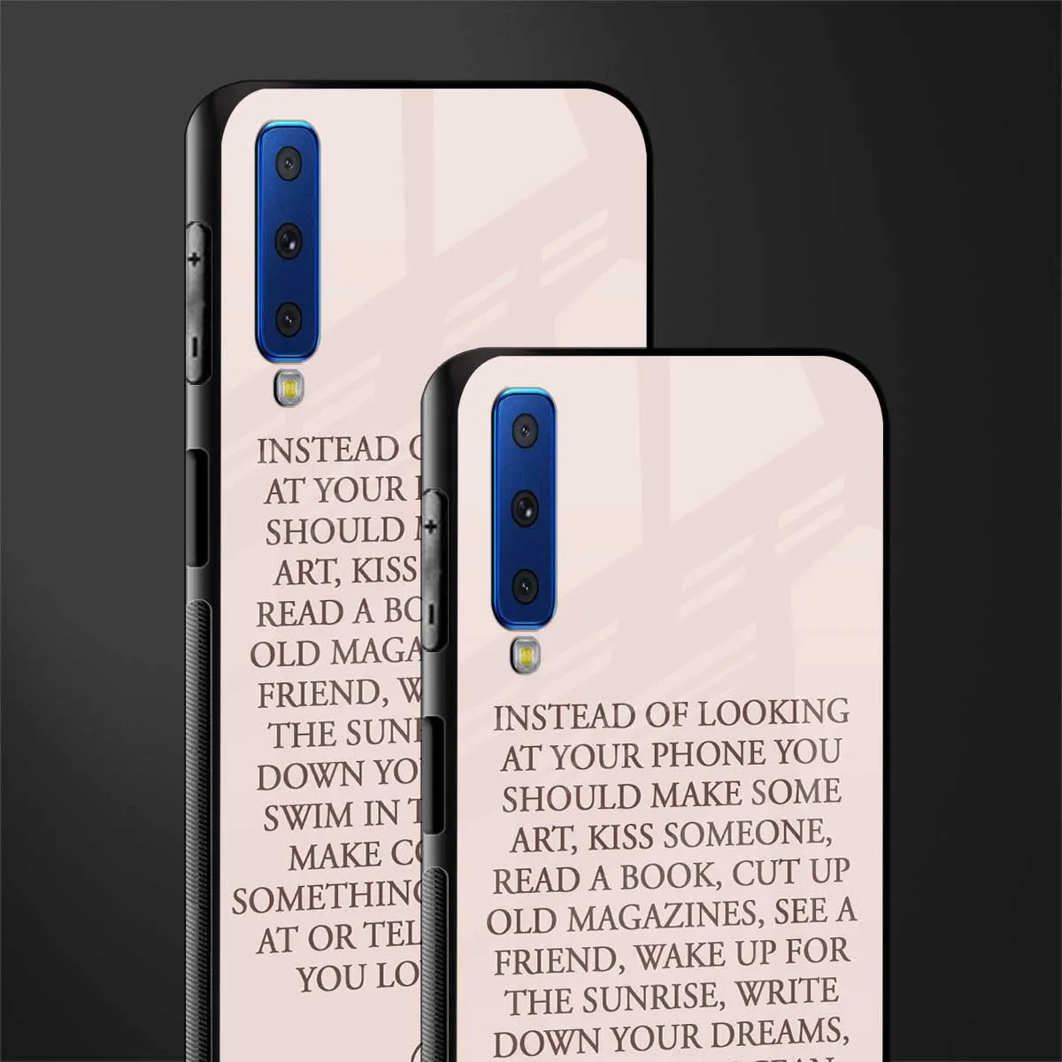 11 Things To Do Phone Case for Samsung Galaxy A7 2018 | Glass Case