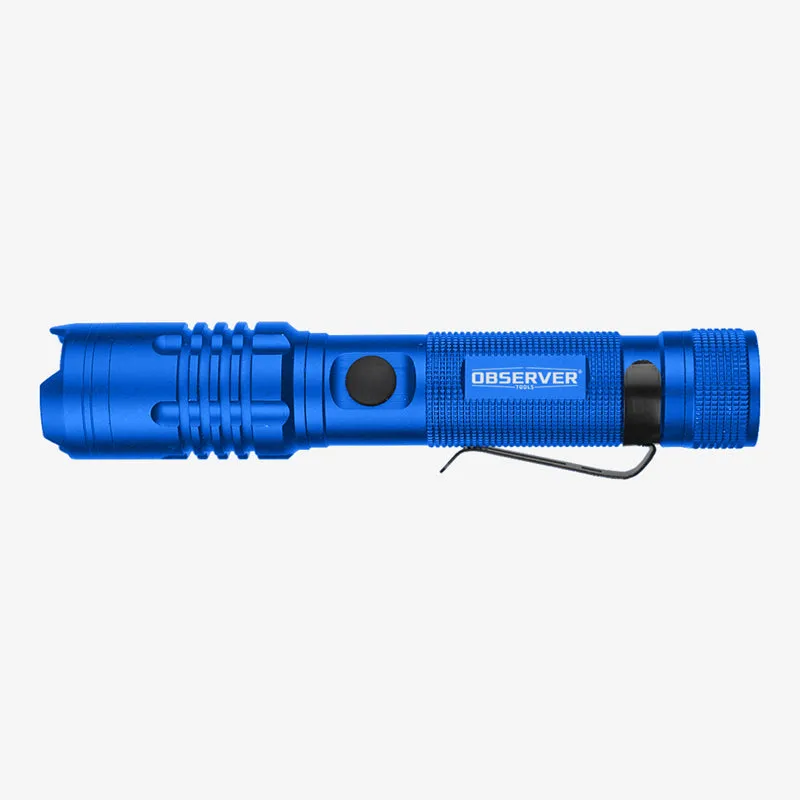 1200 Lumen Tactical LED Rechargeable Flashlight with Power Bank & Dual Power