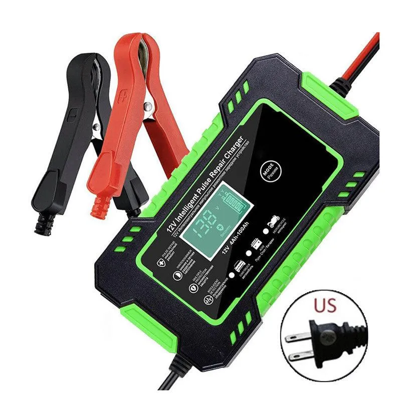 12V Intelligent Pulse Repair Charger Q-Dp9921 Green - Shop Now For Best Deals