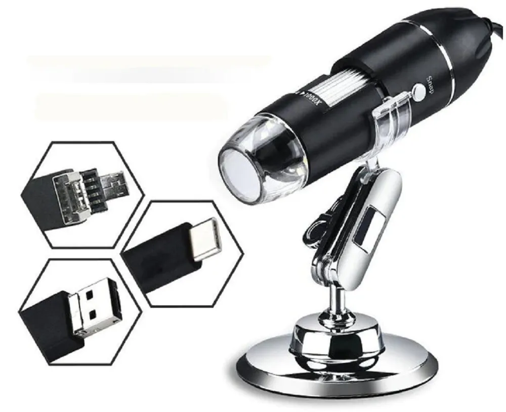 1600X 1000X Portable Digital USB Microscope BLXCK NORWAY