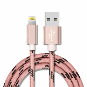 1M Rose Gold Fast Charging Lightning Data Sync Charger Cable Cord For iPhone