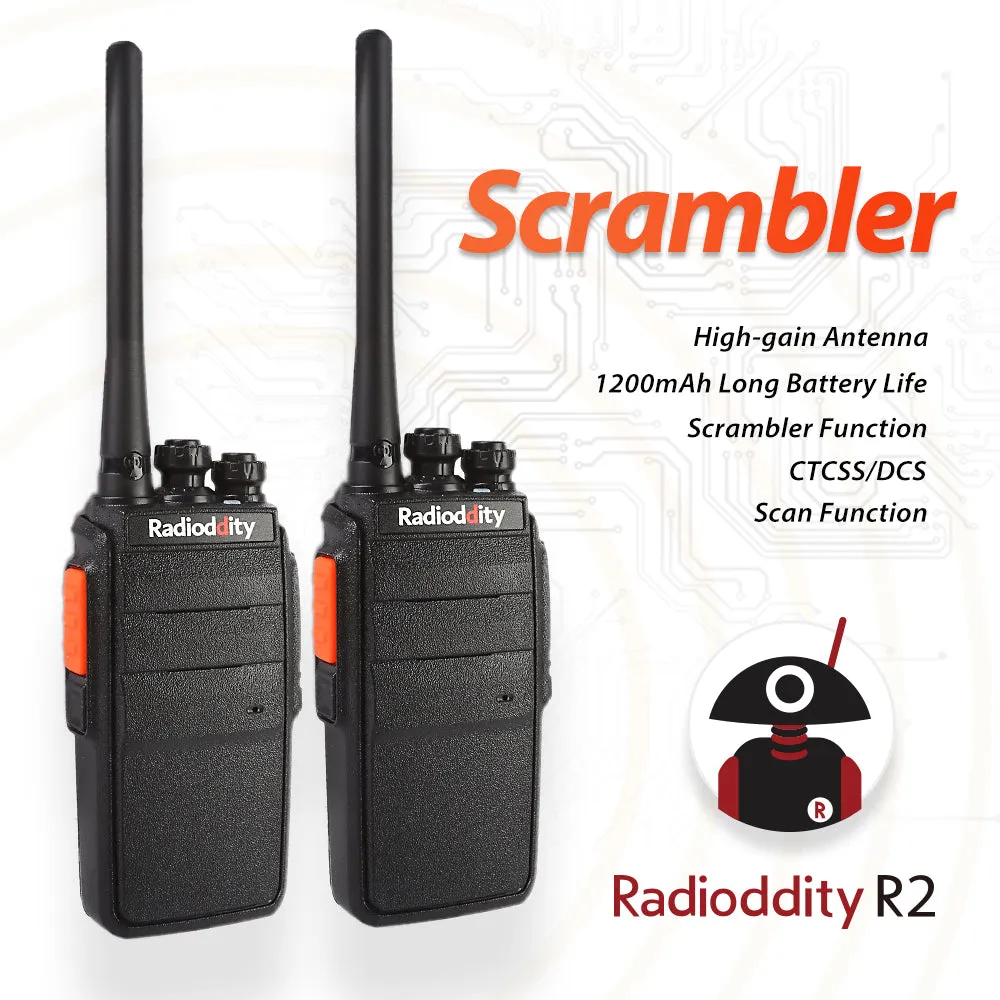 2 pcs x Radioddity R2 Two Way Radio [DISCONTINUED]