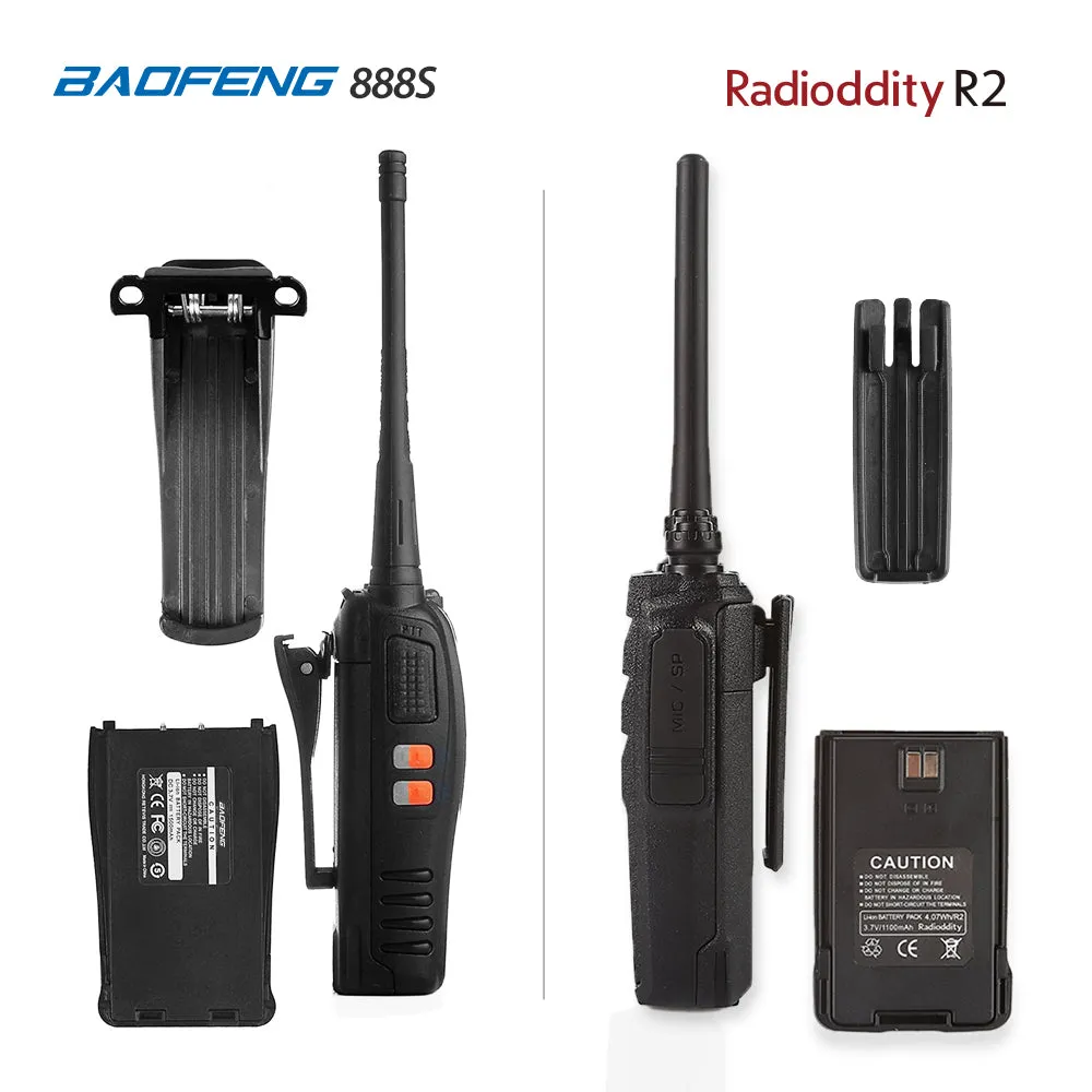 2 pcs x Radioddity R2 Two Way Radio [DISCONTINUED]