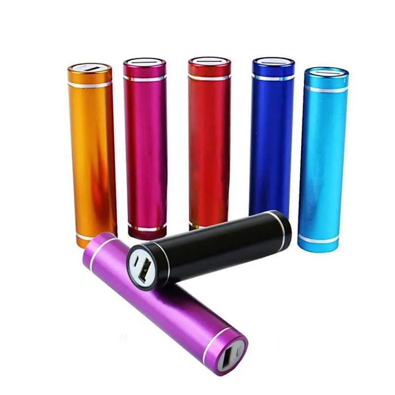 2600mAh Mini Cylinder Power Bank