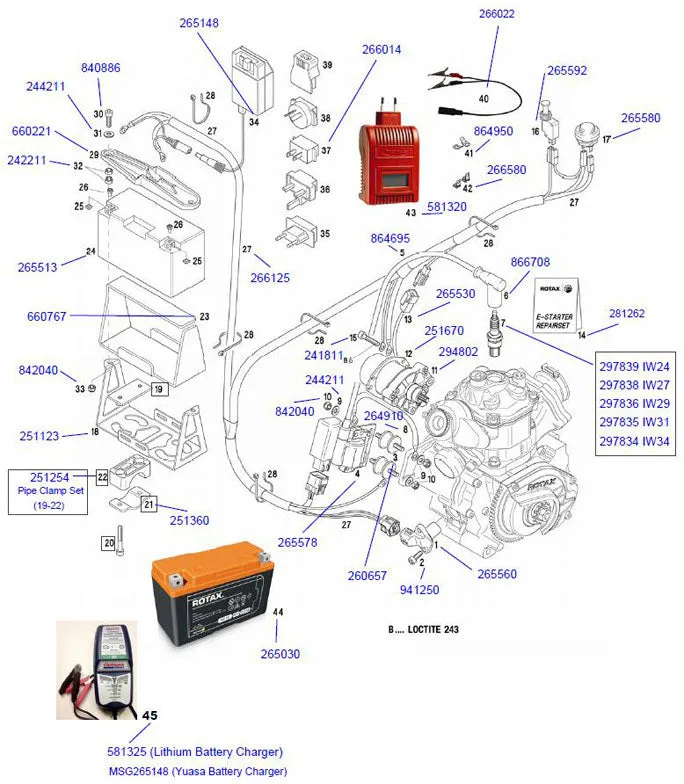 34. 265148 Rotax Battery Charger