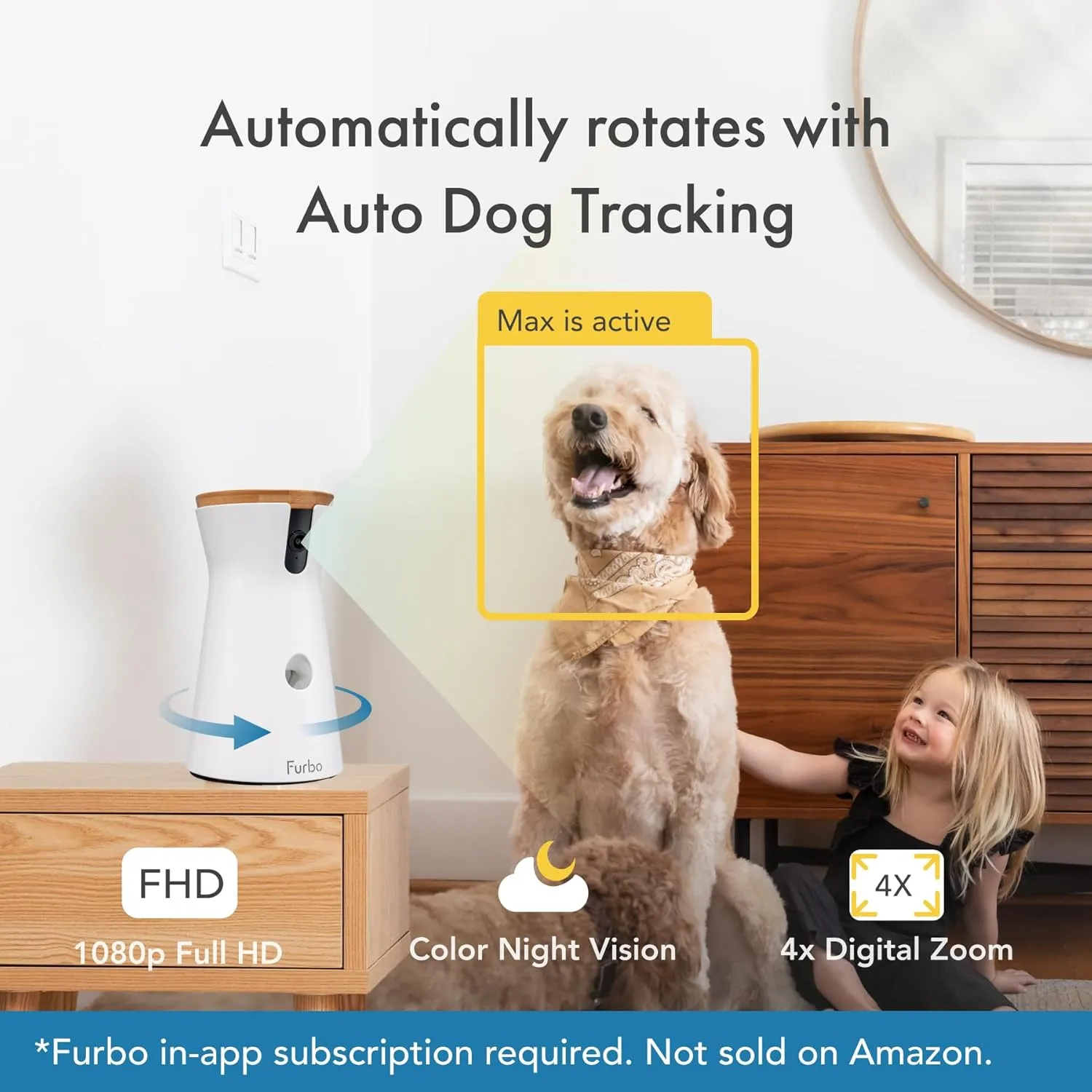 360° Dog Camera: Home Security Camera