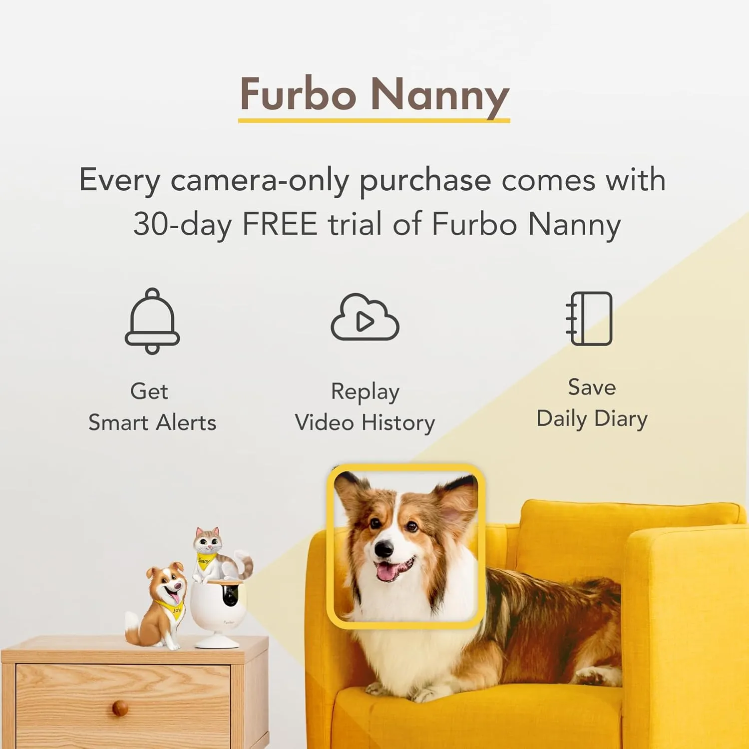 360° Dog Camera: Home Security Camera