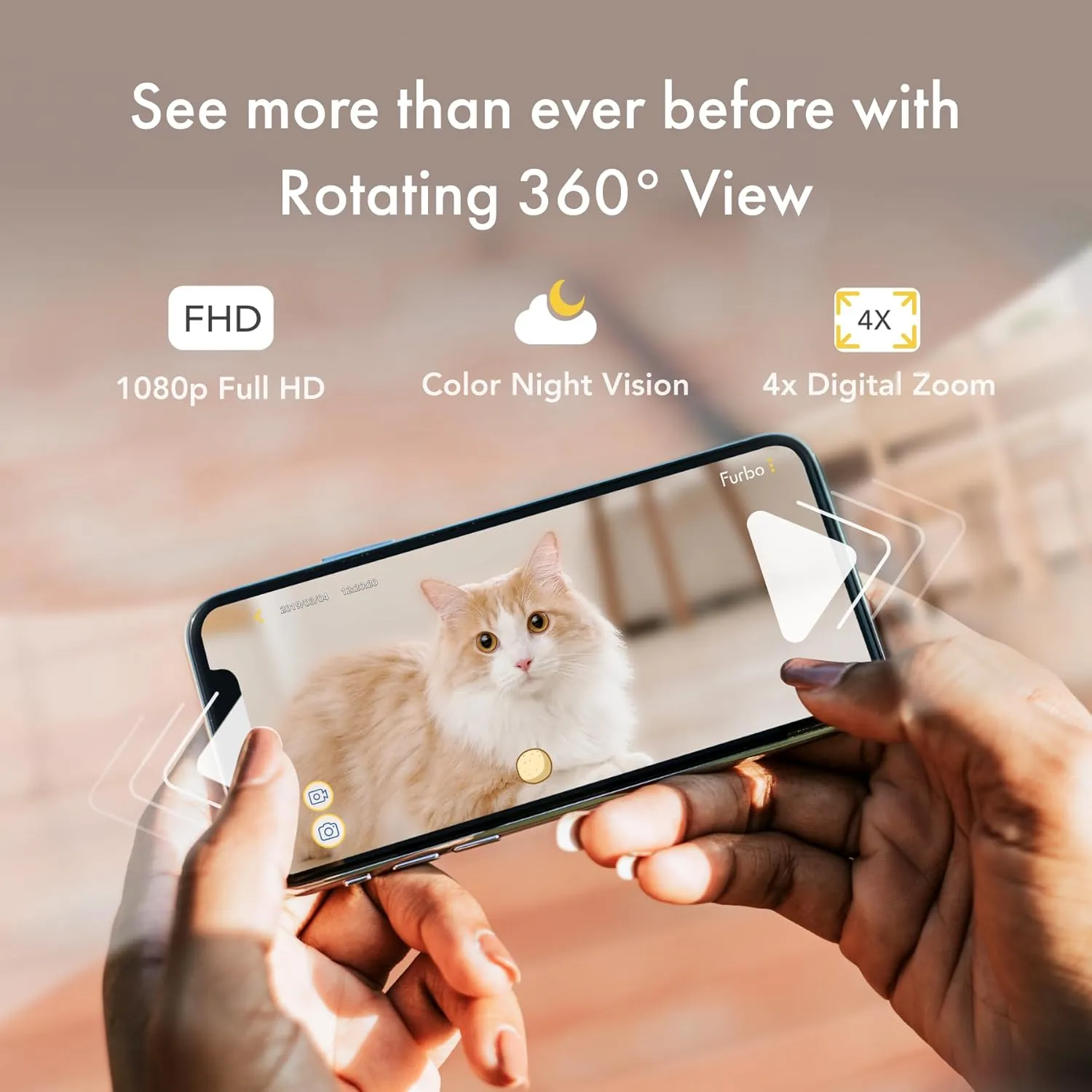 360° Dog Camera: Home Security Camera