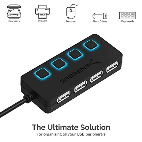 4-Port USB 2.0 Hub