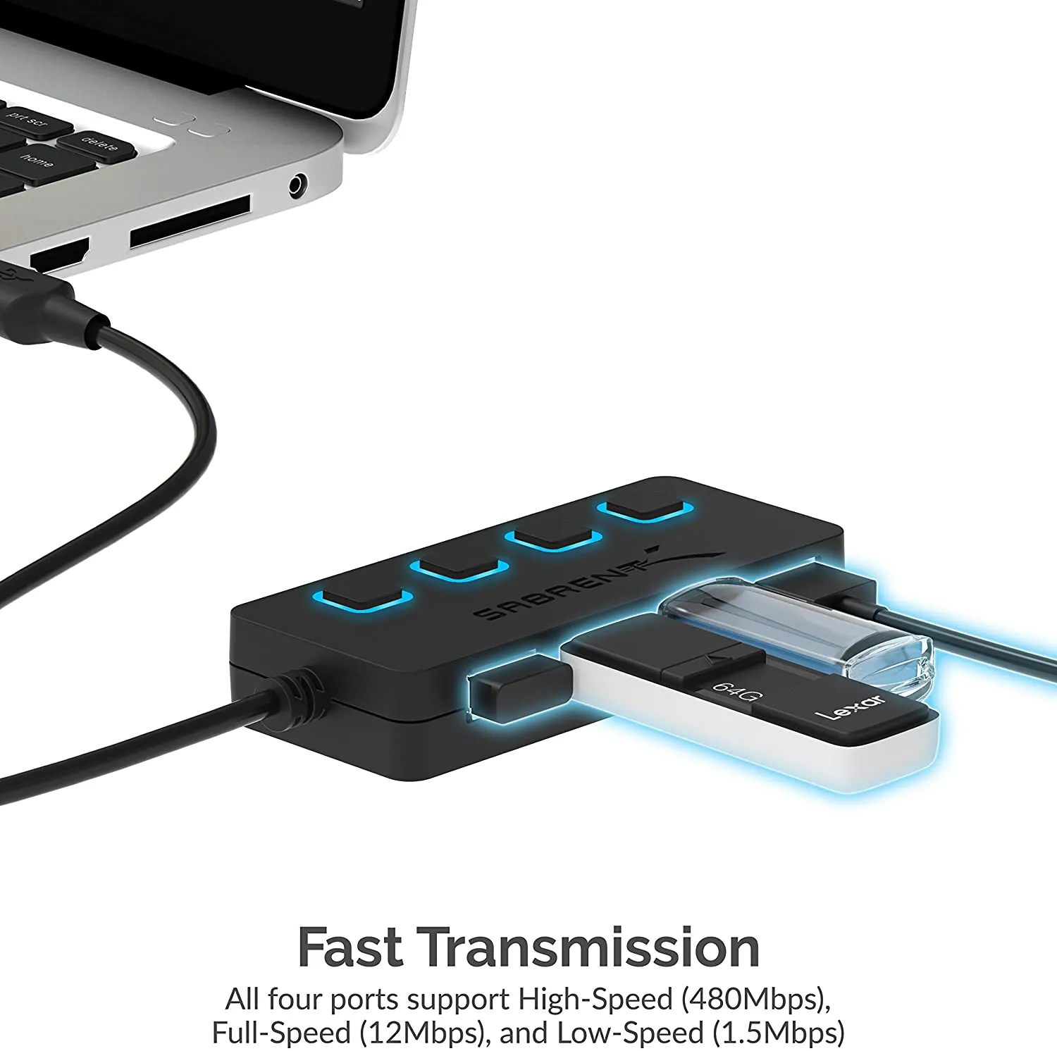 4-Port USB 2.0 Hub