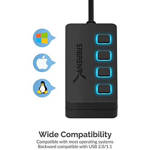 4-Port USB 2.0 Hub