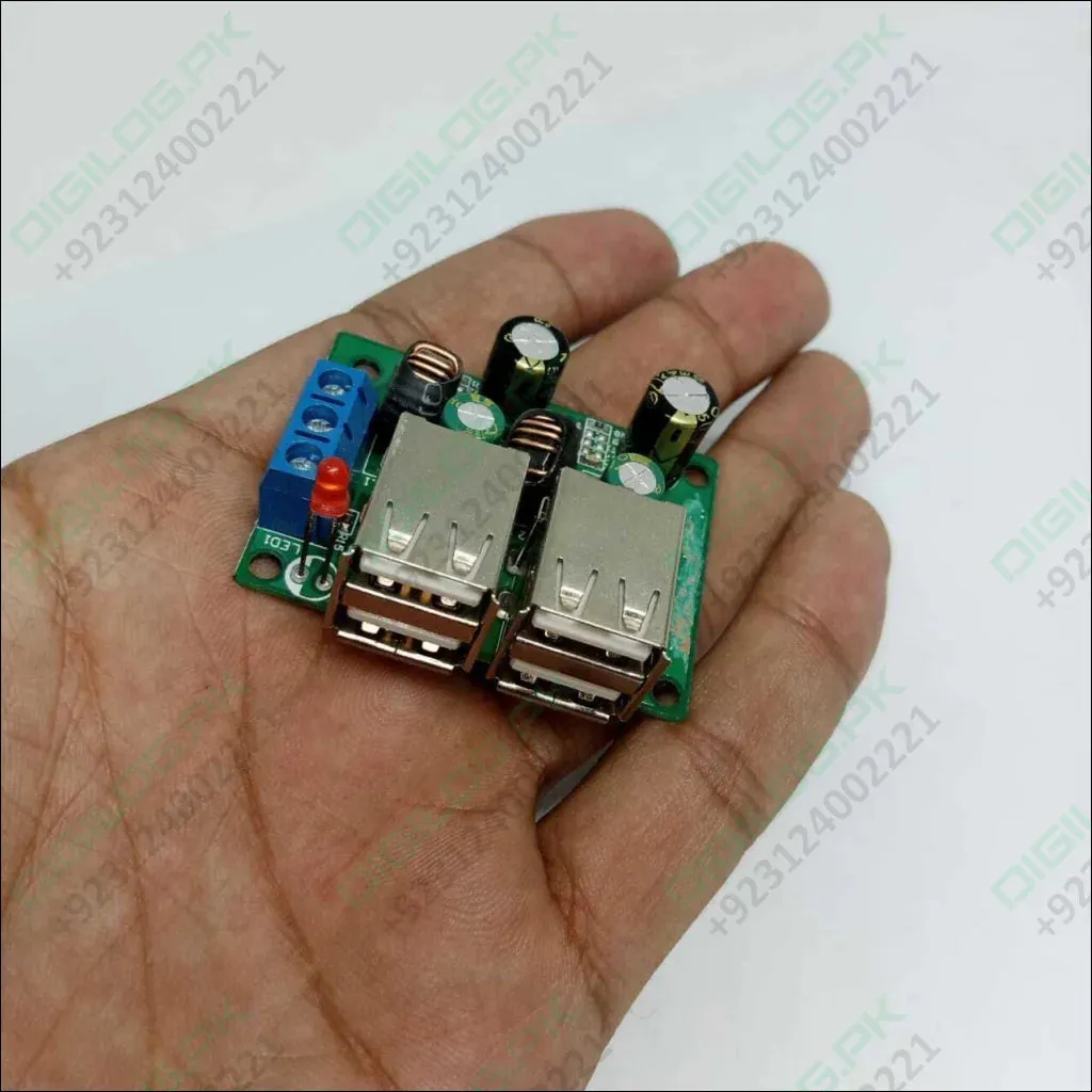 4 Usb Port A5268 Chip Step Down Transformer Converter Board Module Dc 12v 24v 40v To 5v 5a 25w For Mp3/mp4 Phone Car Equipment