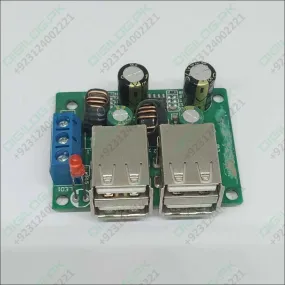 4 Usb Port A5268 Chip Step Down Transformer Converter Board Module Dc 12v 24v 40v To 5v 5a 25w For Mp3/mp4 Phone Car Equipment