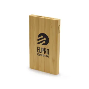 4000mah Promotional Bamboo Power Bank