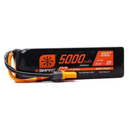 5000mAh 3S 11.1V Smart G2 Soft Case LiPo 100C IC5