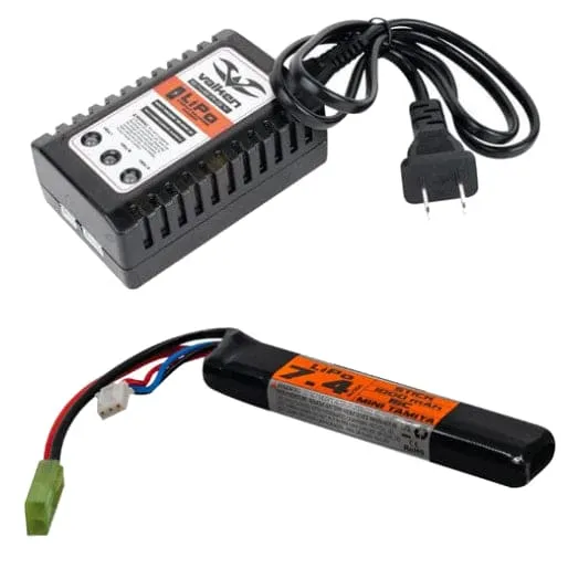 7.4v LiPo Battery & Charger Combo (*Must be purchased with AEG Rifle*)