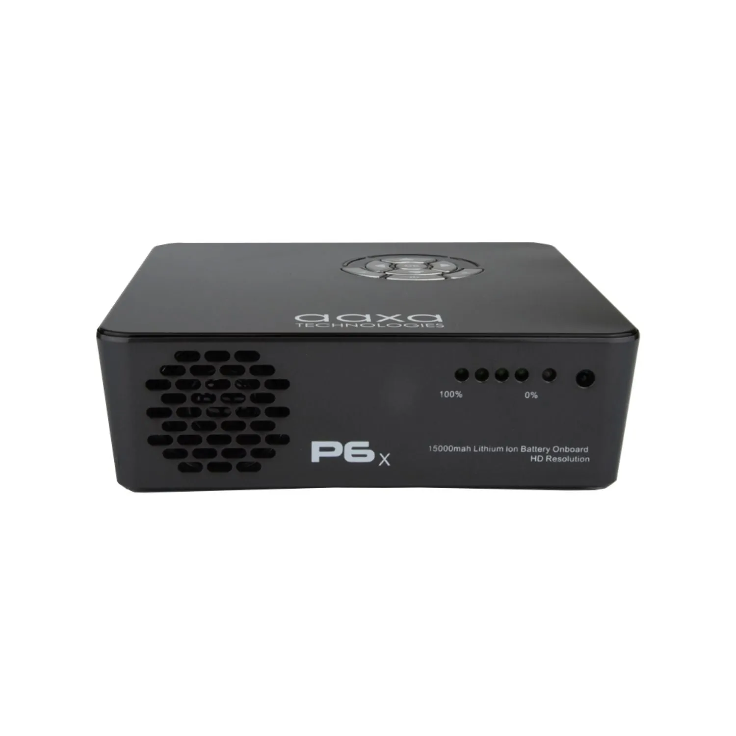 AAXA P6X DLP Portable Projector, 4 Hour Battery, Wireless Mirroring