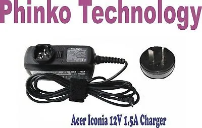 AC Adapter Charger For Acer tablet pc A500-P01 A500-10S16U A500-10S16W