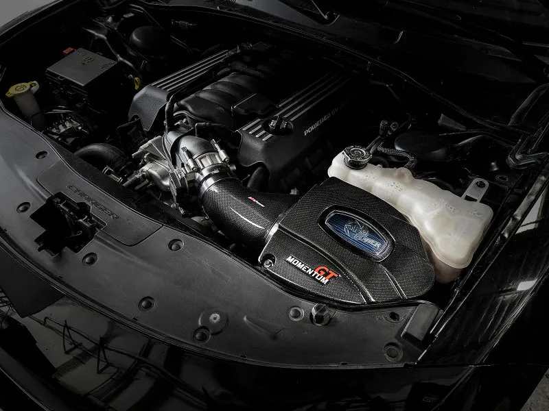 AFE Momentum GT Carbon Fiber Cold Air Intake System (w/Pro 5R Filter): 300 / Challenger / Charger 6.4L 392 2011 - 2024