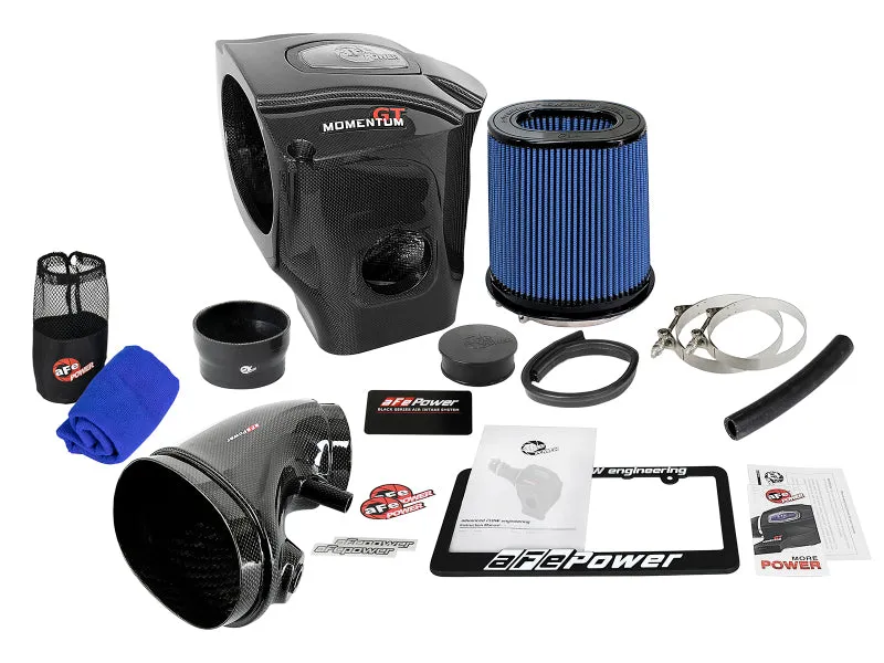 AFE Momentum GT Carbon Fiber Cold Air Intake System (w/Pro 5R Filter): 300 / Challenger / Charger 6.4L 392 2011 - 2024