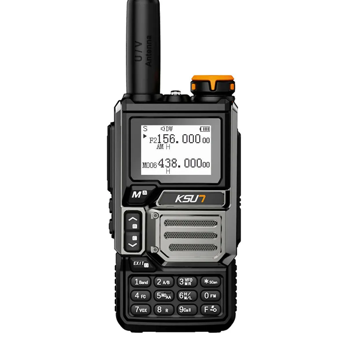 Airband Receiver Radio 5 Watt Walkie Talkie Professional Long Range Portable Rechargeable Uhf Vhf NOAA Walkie Talkie KSUT UV60D