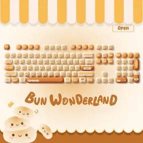 Akko Bun Wonderland MOG Profile Keycaps Set 138 Keys