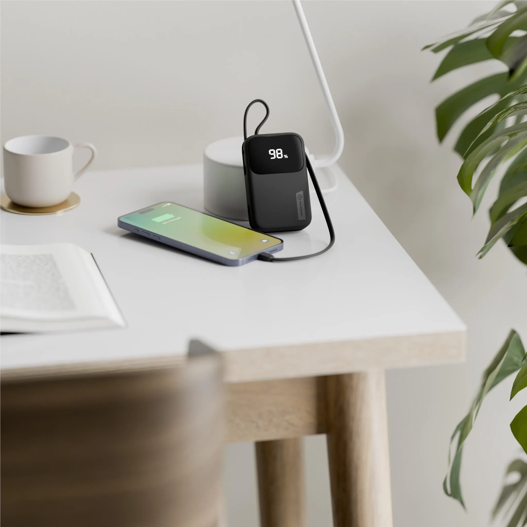 ALOGIC 20K 30W Tandem Powerbank with USB-C & Lighting (Black)