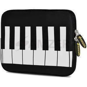 Amzer 7.75 Inch Neoprene iPad/Tablet Sleeve - Keyboard Keys