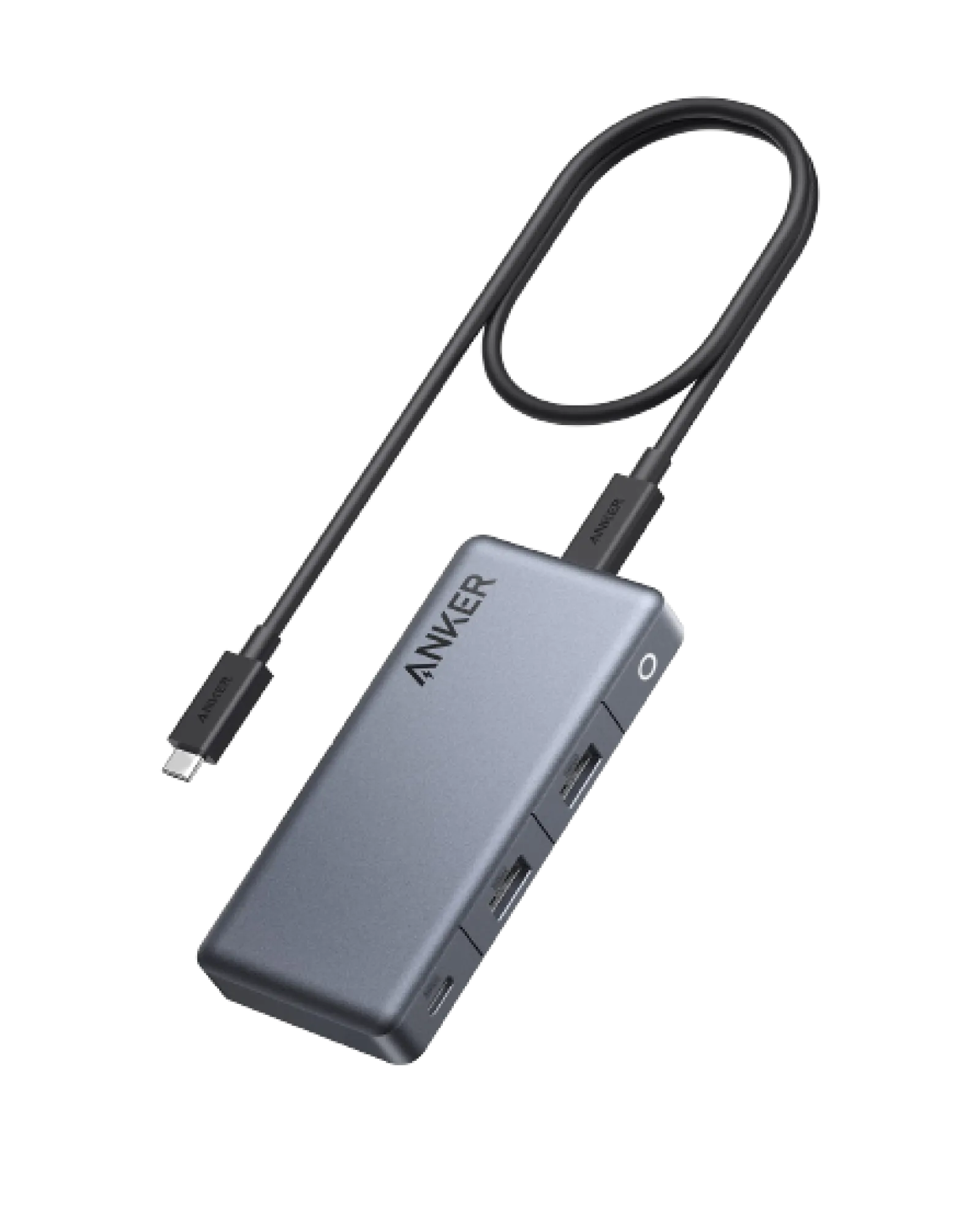 Anker <b>343</b> USB-C Hub (7-in-1, Dual 4K HDMI)