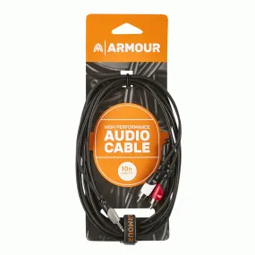 Armour RCA29S 1/8 Stereo to 2 X RCA Cable