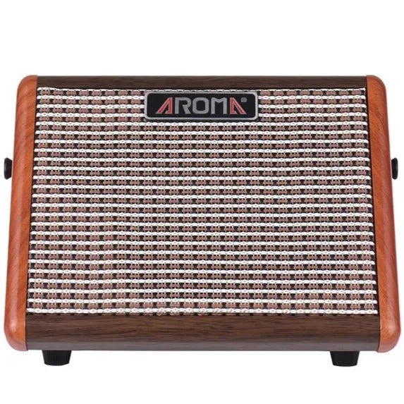 Aroma AG15A 15W Portable Acoustic Guitar Amp With Rechargeable Battery