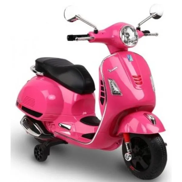 Aussie Baby Vespa Licensed 12V Kids Ride On Motorbike - Pink