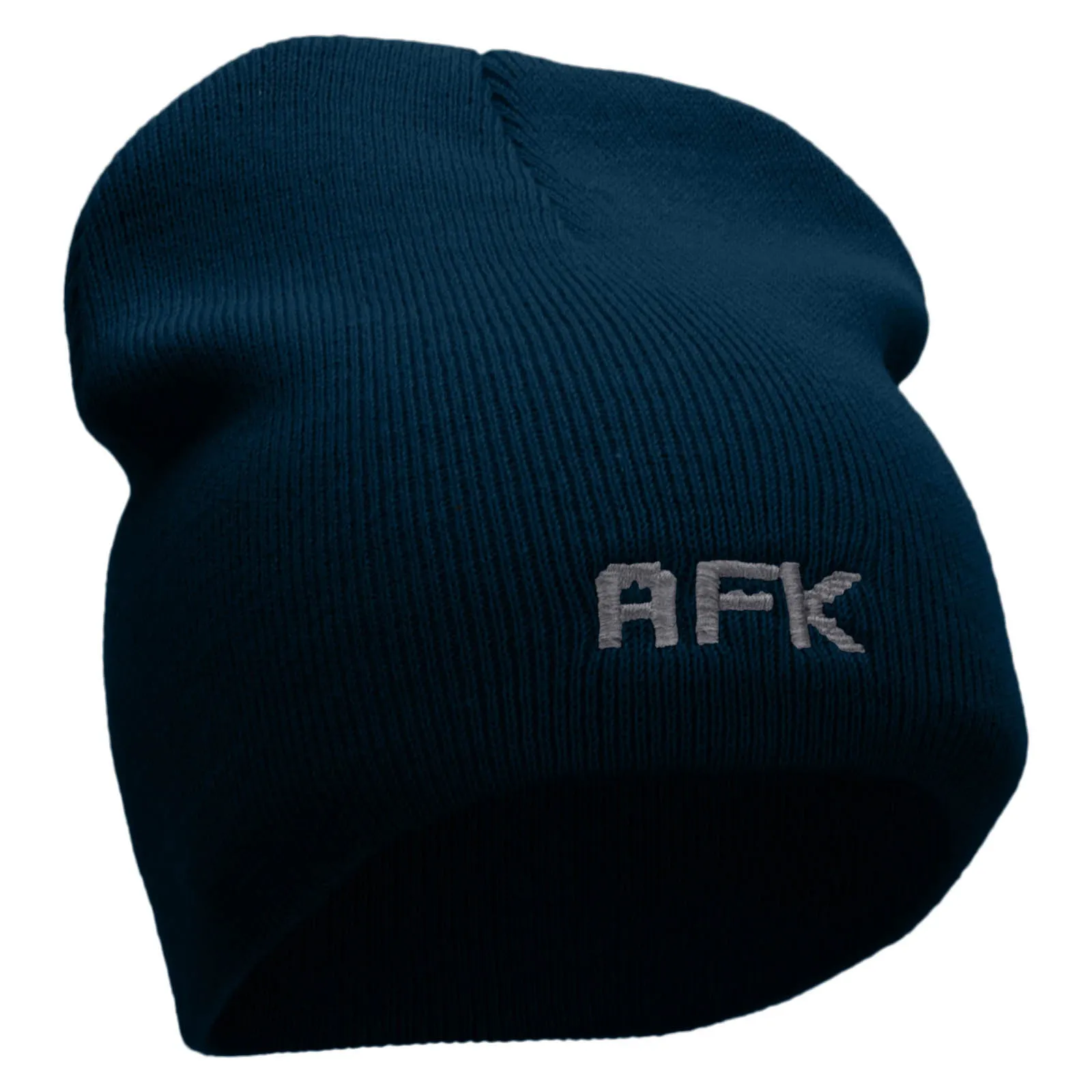 Away From Keyboard Embroidered 8 Inch Short Beanie