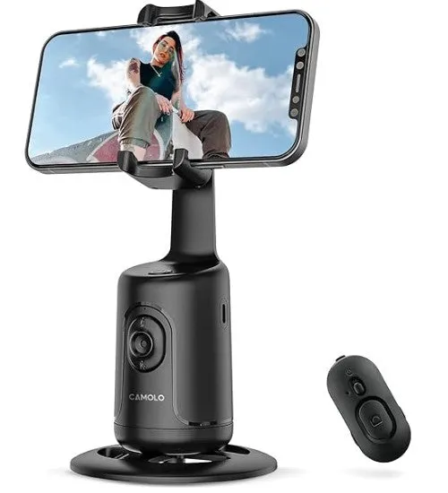 AWEI Intelligent Face Tracking Phone Holder 360° Rotation Selfie Stick