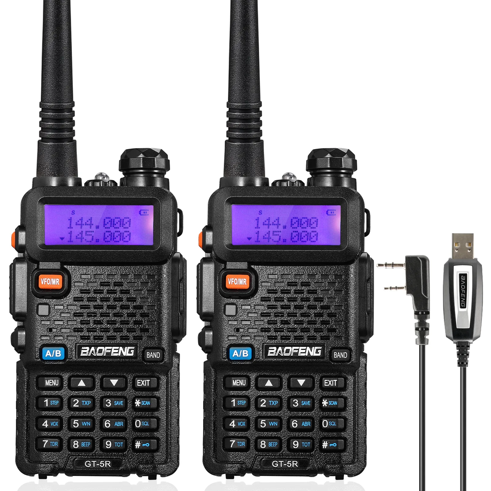 Baofeng GT-5R 5W Dual Band Radio [Upgraded Legal Version of UV-5R]