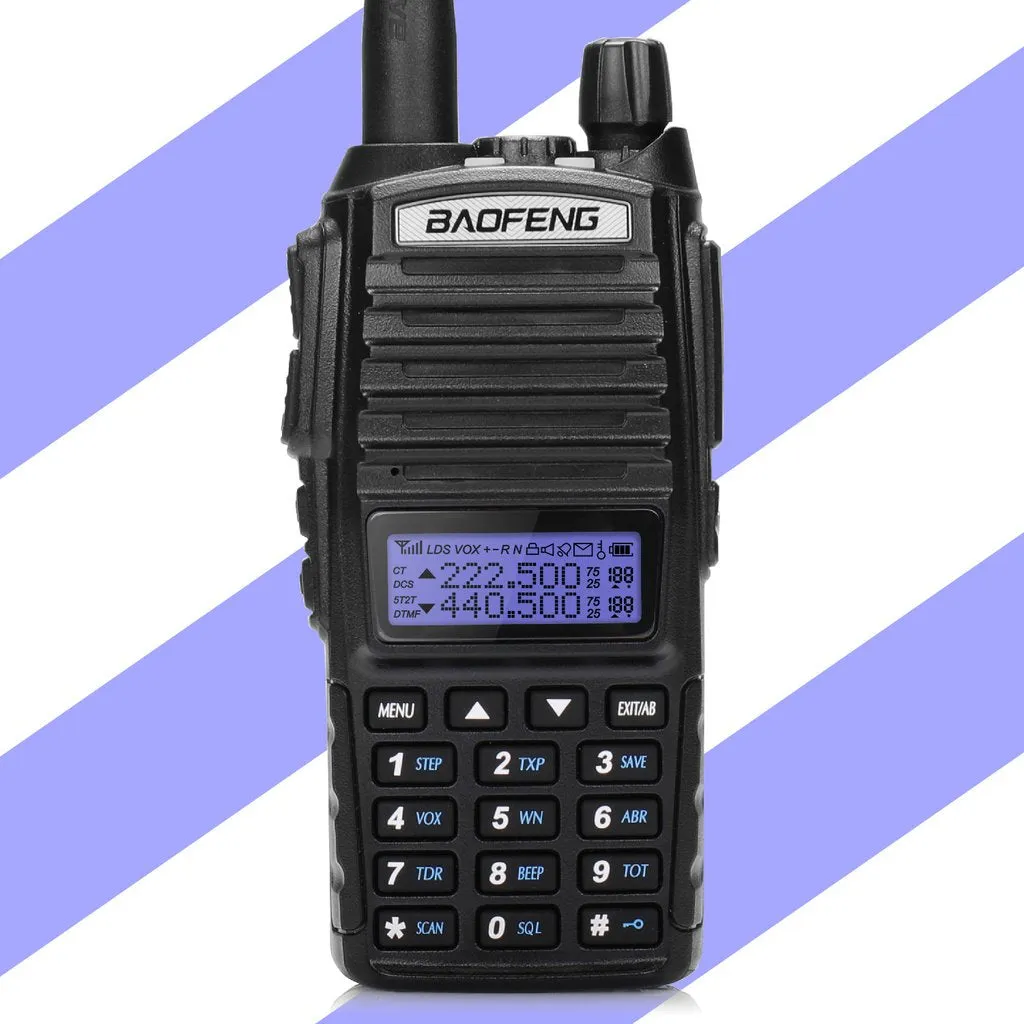 BAOFENG X RADIODDITY UV-82X3 Radio | Tri-band 1.25M | Dual PTT | 2 Antennas | with Cable [DISCONTINUED]