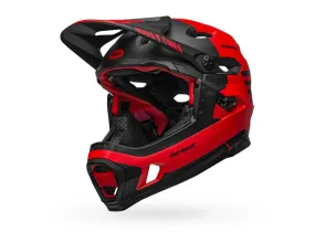 Bell Super DH Spherical Full Face Helmet - Fasthouse - Matt Red-Black