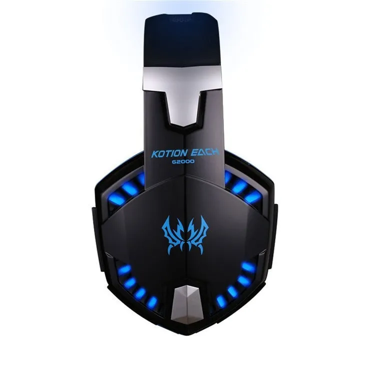 Best PC Gamer casque EACH G2000 Stereo Hifi Gaming Head Phones With Microphone Dazzle Lights Glow Game Music Headset