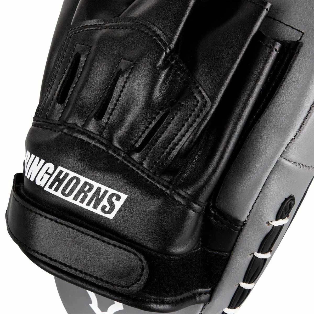 Black-White Ringhorns Charger Focus Mitts