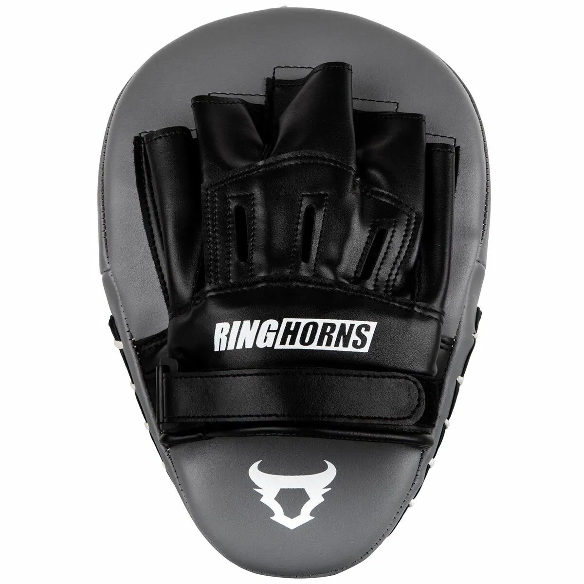 Black-White Ringhorns Charger Focus Mitts