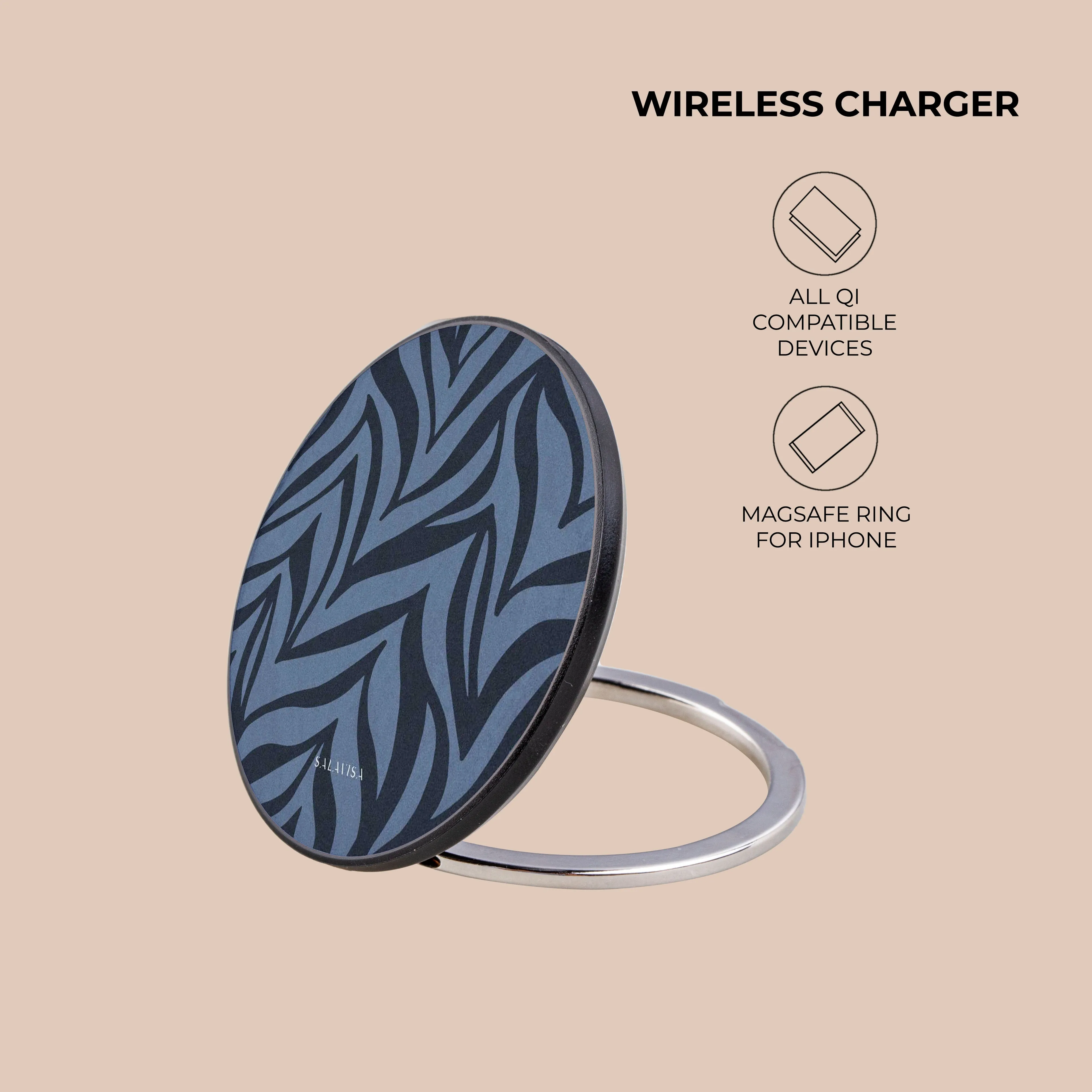 Blue Zebra Wireless Charger