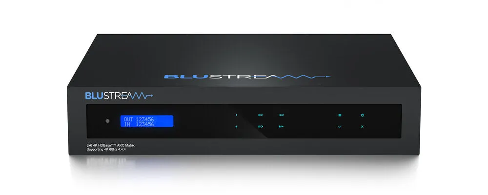 Blustream HMXL66ARC 6x6 4KHDMI/HDBT Matrix - 70m